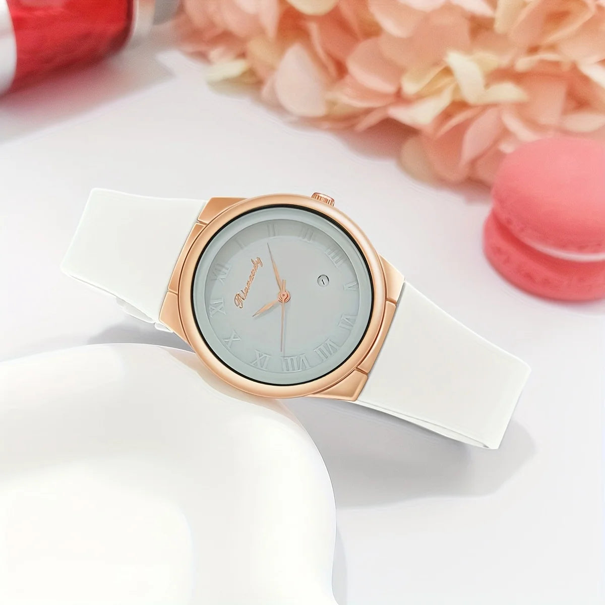 Roma Dial Women's Sports Watch - Casual Silicone Band Quartz Watch - stay fit