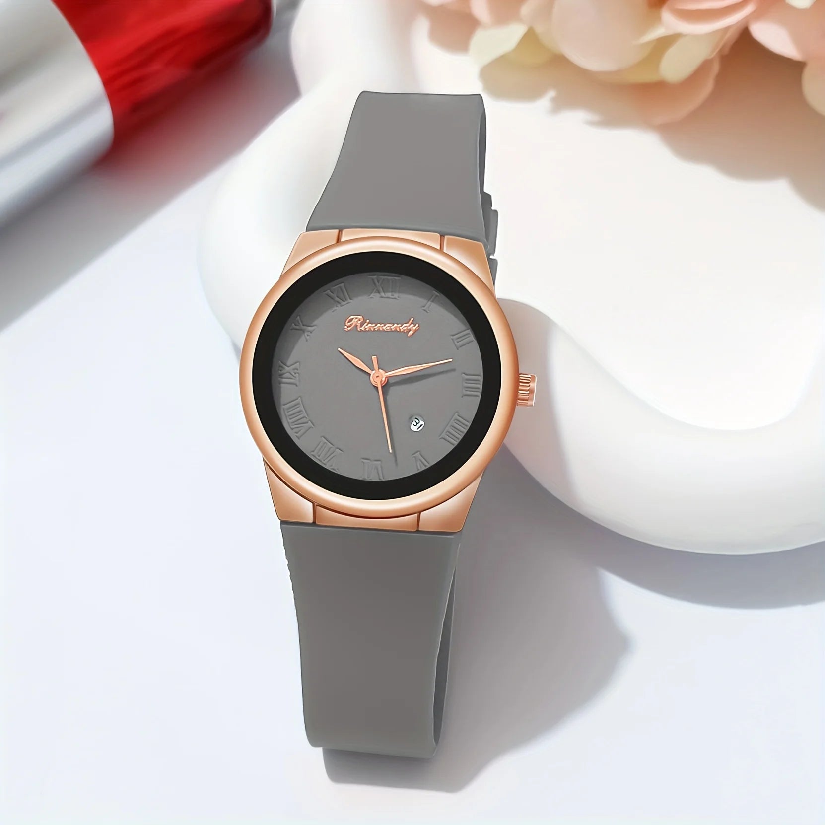 Roma Dial Women's Sports Watch - Casual Silicone Band Quartz Watch - stay fit