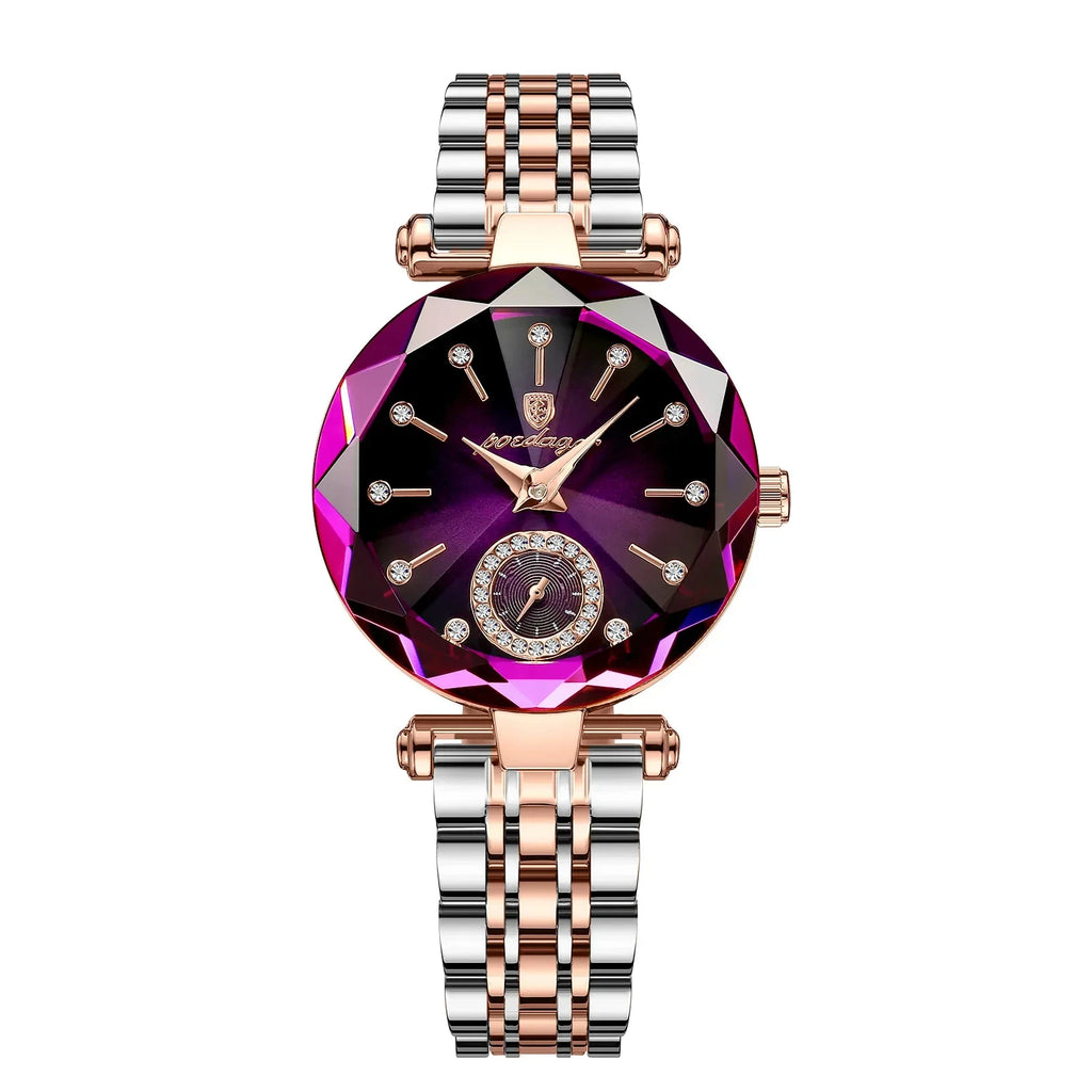 POEDAGAR Luxury Elegant Ladies Watch - Waterproof Stainless Steel Quartz Watch - stay fit