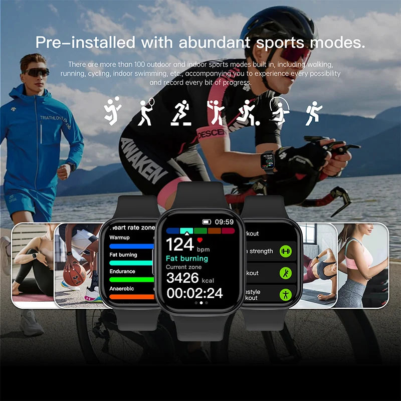 Luxury Ladies Smartwatch - Bluetooth Call Fitness Waterproof Sports Watch - stay fit