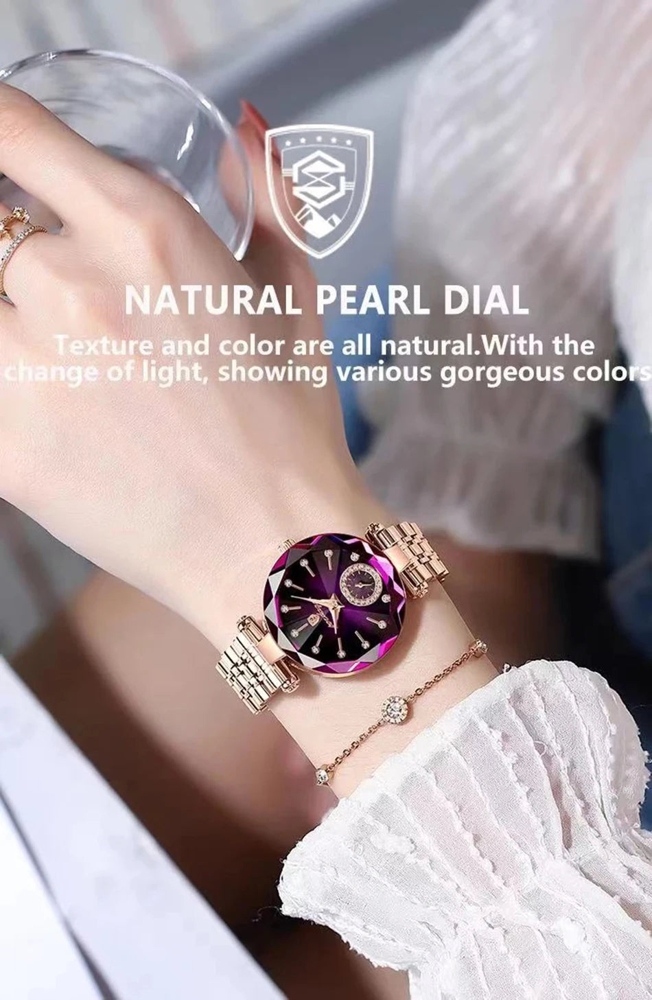 POEDAGAR Luxury Elegant Ladies Watch - Waterproof Stainless Steel Quartz Watch - stay fit