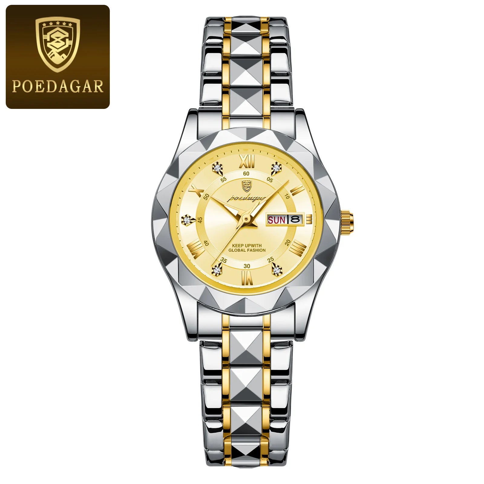 POEDAGAR Luxury Luminous Women's Watch - Waterproof Stainless Steel Quartz - stay fit