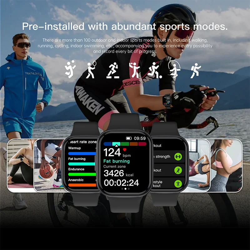 Luxury Ladies Smartwatch - Bluetooth Call Fitness Waterproof Sports Watch - stay fit