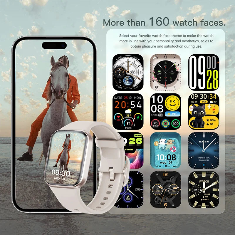 Luxury Ladies Smartwatch - Bluetooth Call Fitness Waterproof Sports Watch - stay fit