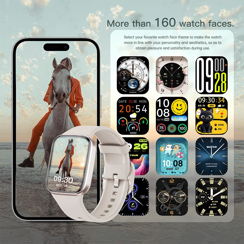 Luxury Ladies Smartwatch - Bluetooth Call Fitness Waterproof Sports Watch - stay fit