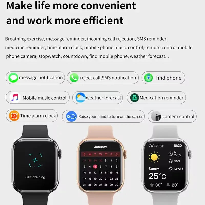 IW9 Series 10 GPS Smart Watch - HD Bluetooth Call Waterproof Smartwatch - stay fit