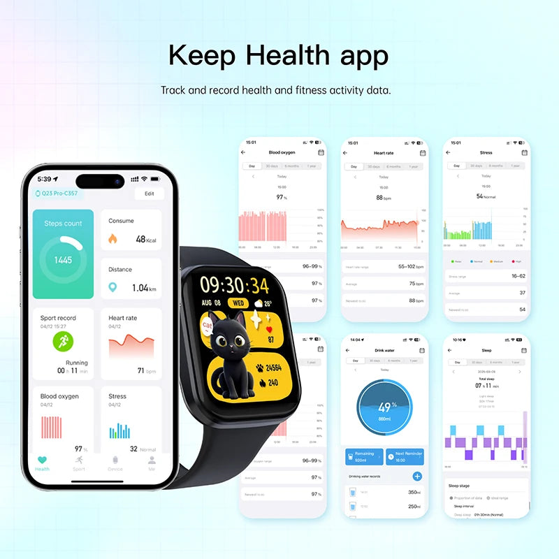 Luxury Ladies Smartwatch - Bluetooth Call Fitness Waterproof Sports Watch - stay fit