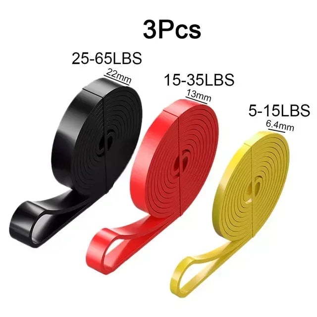 Resistance Bands Set 125lbs - Complete Home Gym in a Bag | Portable Workout - stay fit