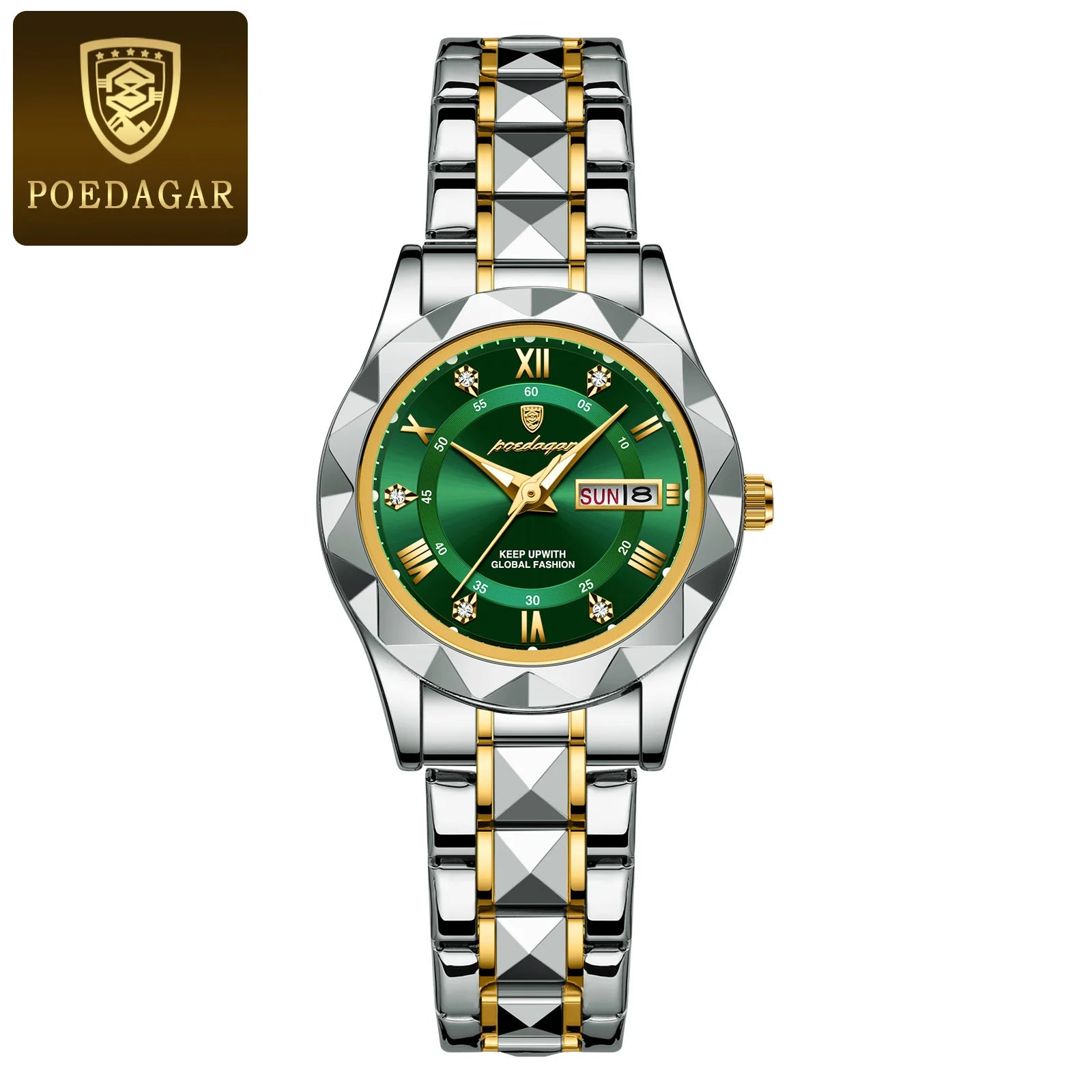 POEDAGAR Luxury Luminous Women's Watch - Waterproof Stainless Steel Quartz - stay fit